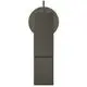 Wascharmatur in Magnetic Grey von Ideal Standard, featuring ein minimalistisches Design mit vertikalem Hohlkörper und runder Oberseite zur Befestigung.